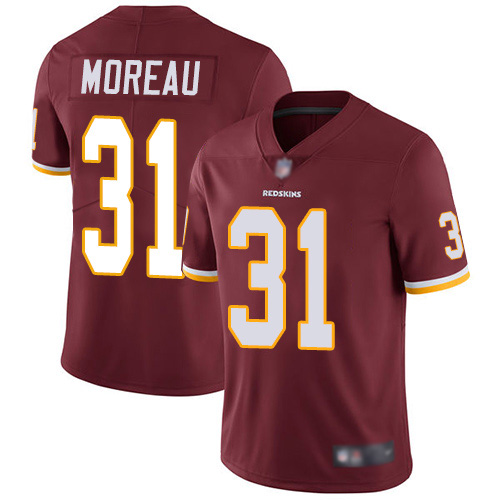 Washington Redskins Limited Burgundy Red Youth Fabian Moreau Home Jersey NFL Football #31 Vapor->youth nfl jersey->Youth Jersey